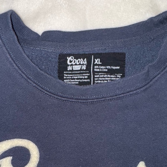 COORS BANQUET SWEATSHIRT - Picture 2 of 3